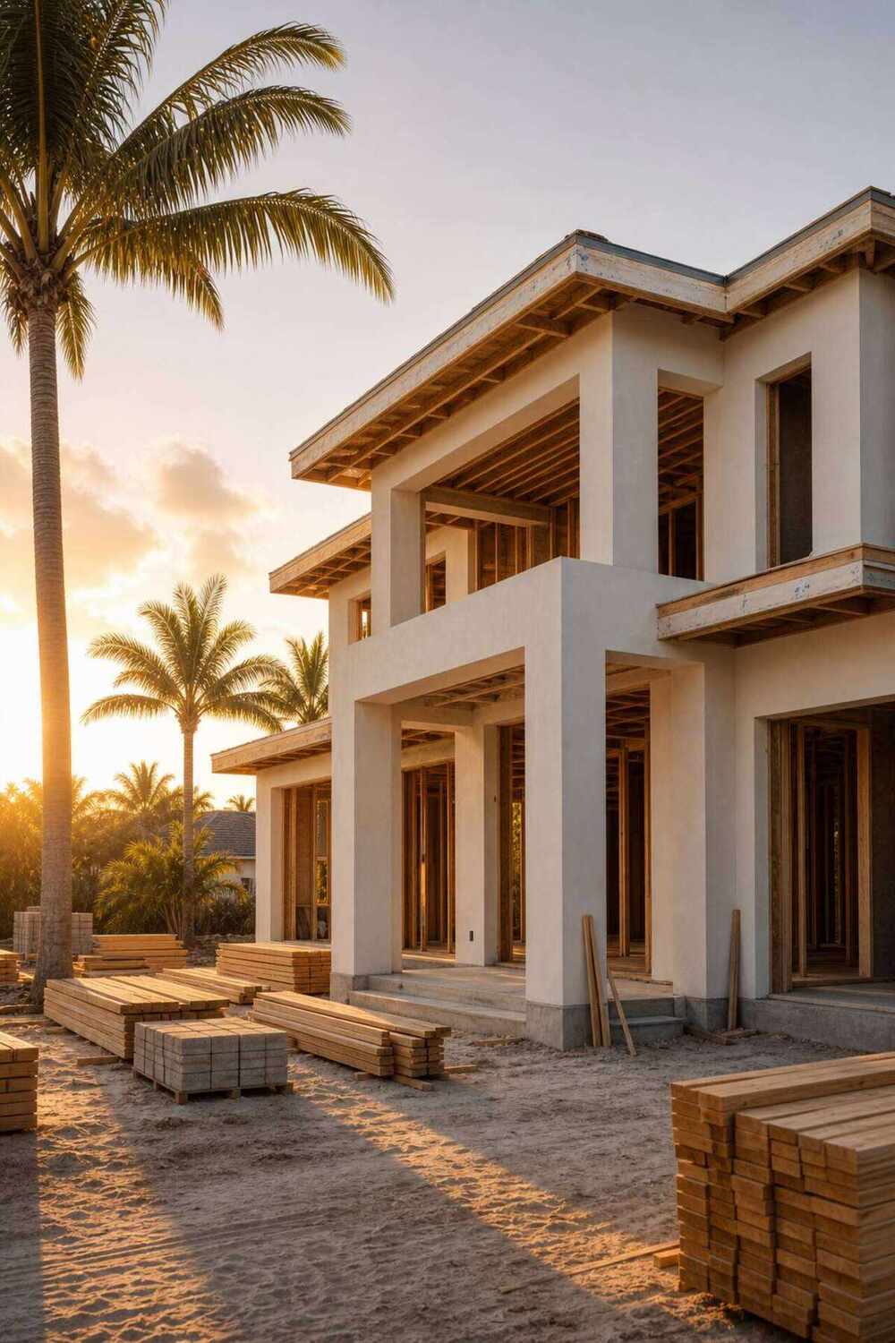 Sosnin Builders craftsmanship on a Southwest Florida job site