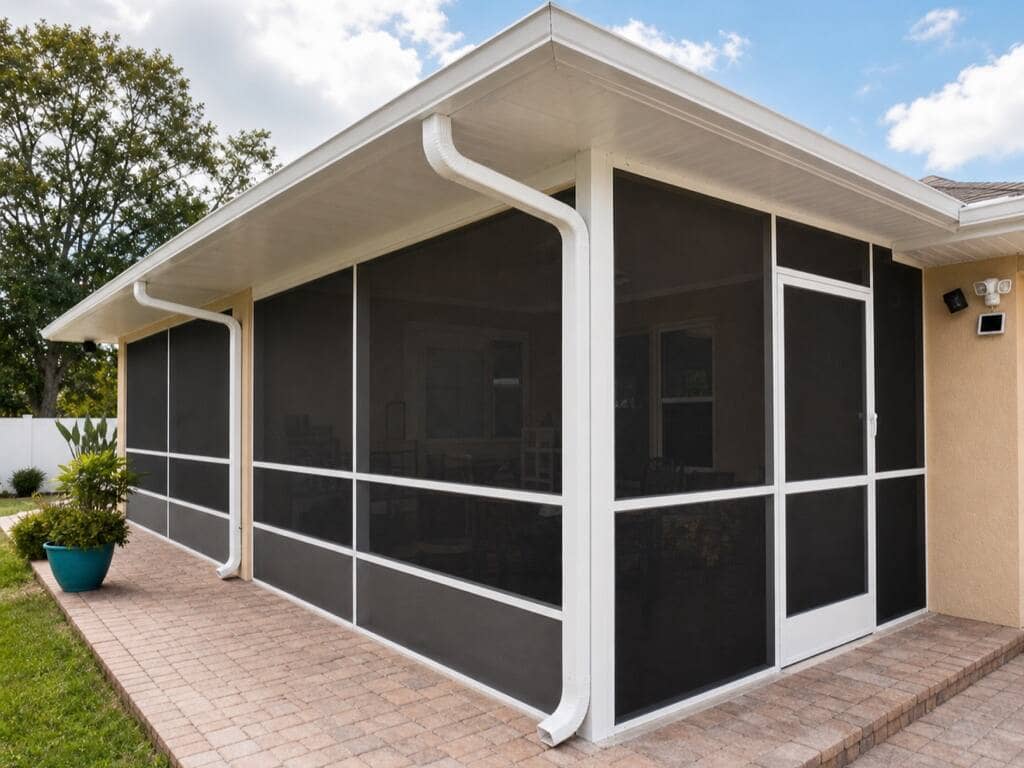 Screened lanai porch | screen enclosure work in Southwest Florida by Sosnin Builders